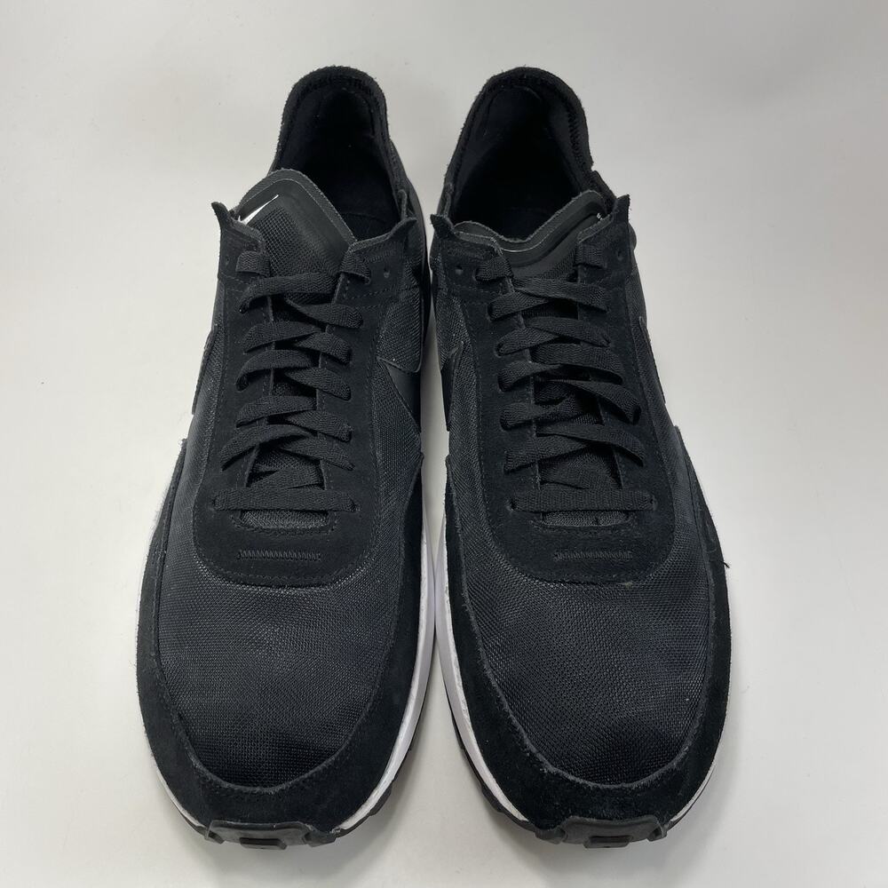 Nike Waffle One DA7995-001 Casual Sneakers Mens Size 13 Black White Athletic - Picture 3 of 9
